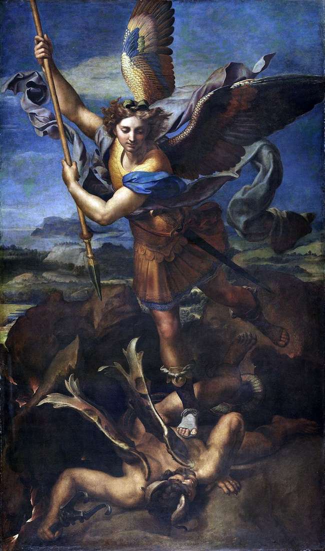 Święty Michał i diabeł   Rafael Santi