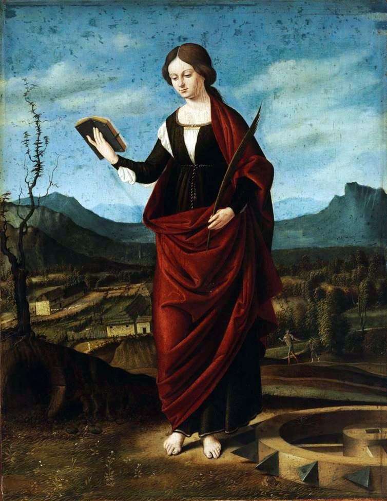 Święta Katarzyna z Aleksandrii   Marco Bazaiti