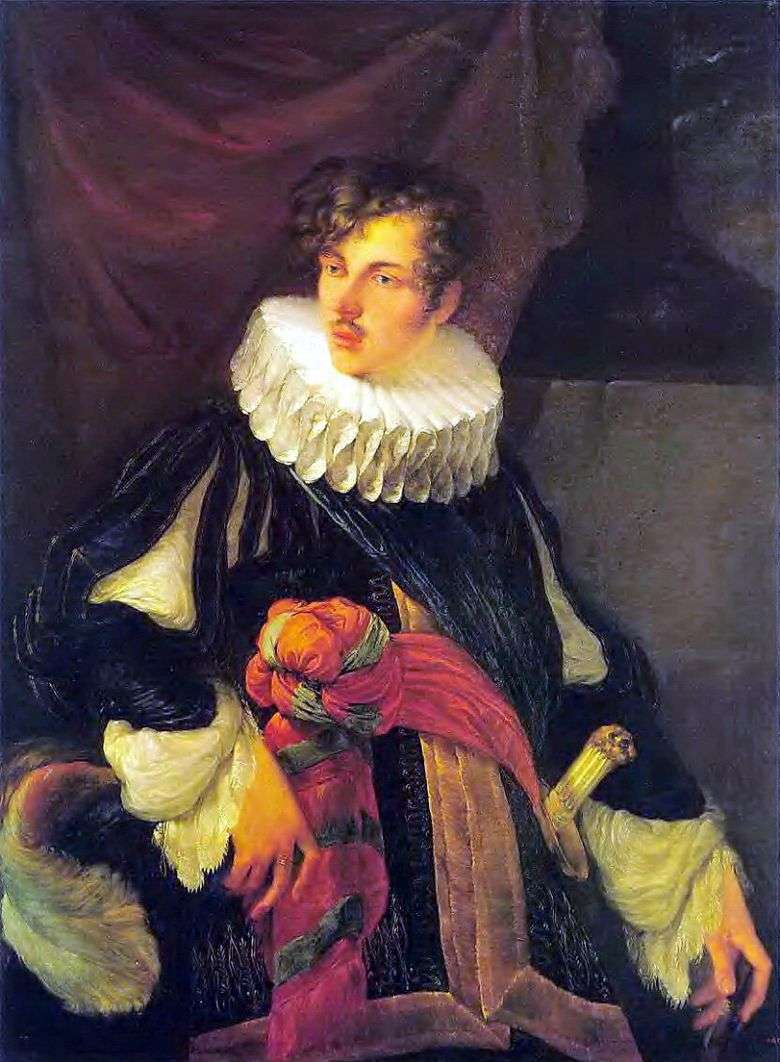 Portret V. A. Perovsky w stroju hiszpańskim XVII wieku   Orest Kiprensky