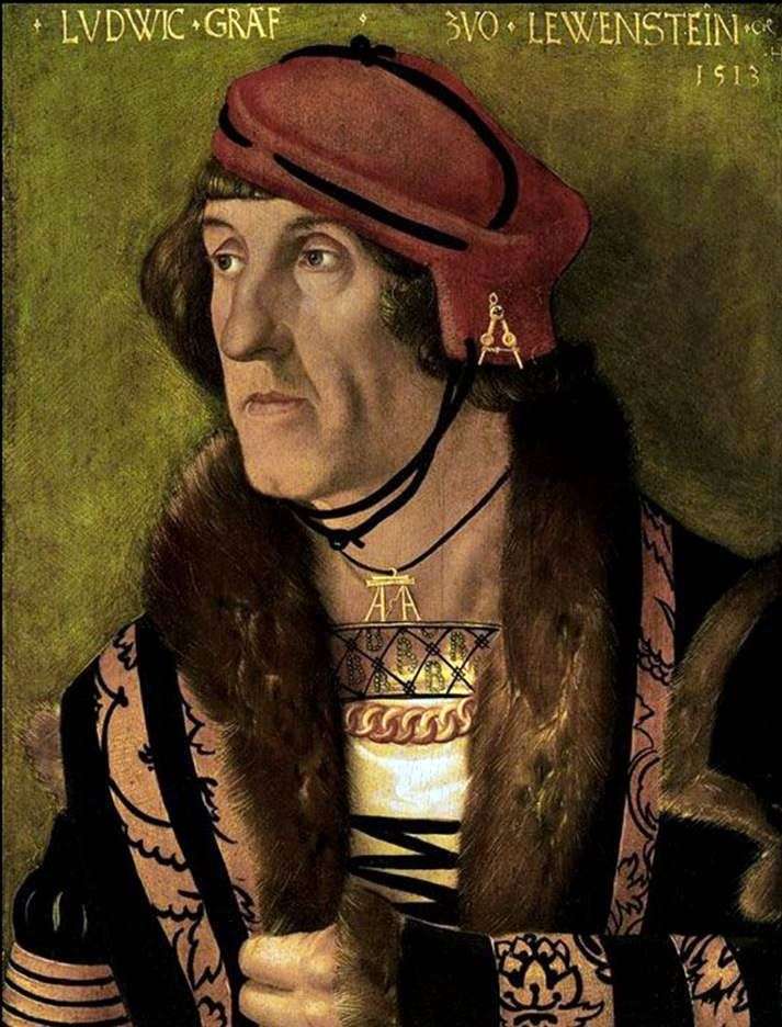 Portret hrabiego Ludwiga Levensteina   Hansa Baldunga