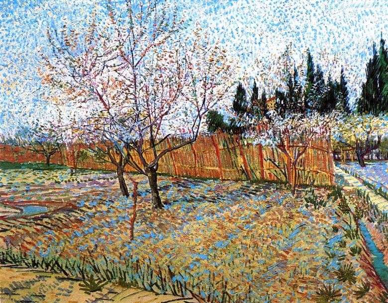 Peach Blossom Orchard   Vincent Van Gogh