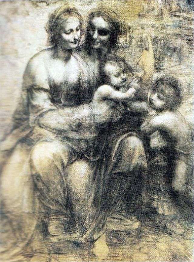 Madonna z Dzieciątkiem, Anna i Jan   Leonardo da Vinci