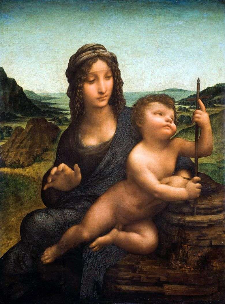 Madonna z kołowrotkiem   Leonardo Da Vinci