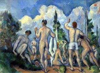 Kąpiących się   Paul Cezanne