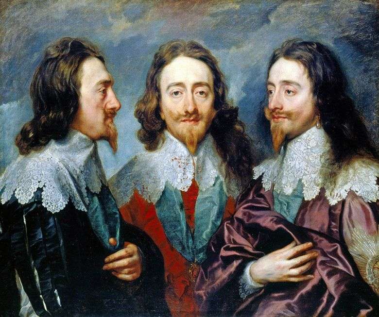Karol I w trzech kątach   Anthony Van Dyck