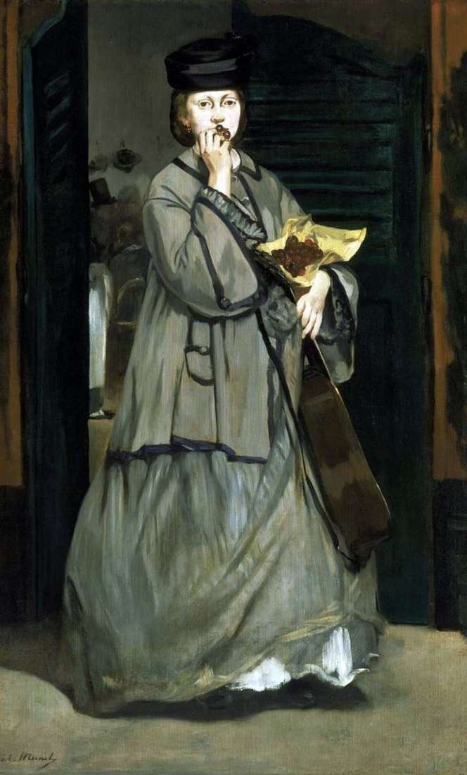 Piosenkarka uliczna   Edouard Manet