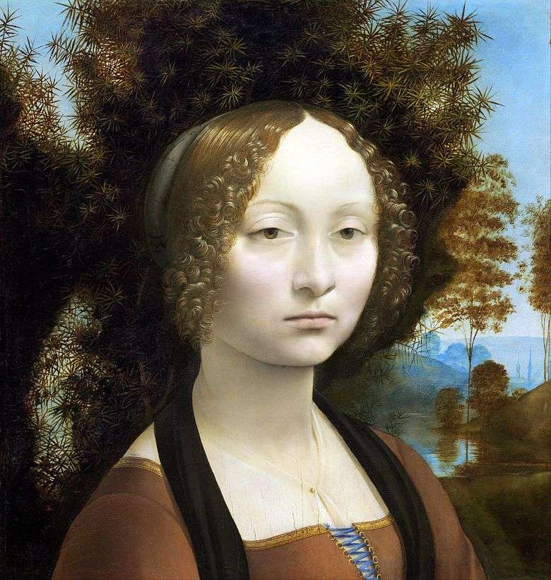 Portret Zinerva de Bensi   Leonardo da Vinci