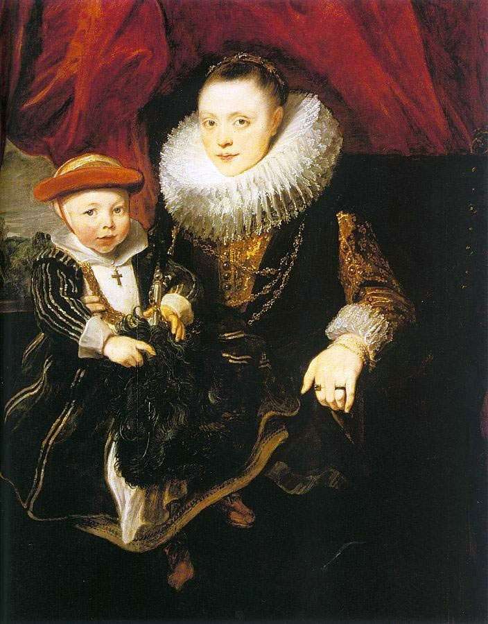 Młoda kobieta z dzieckiem   Anthony Van Dyck
