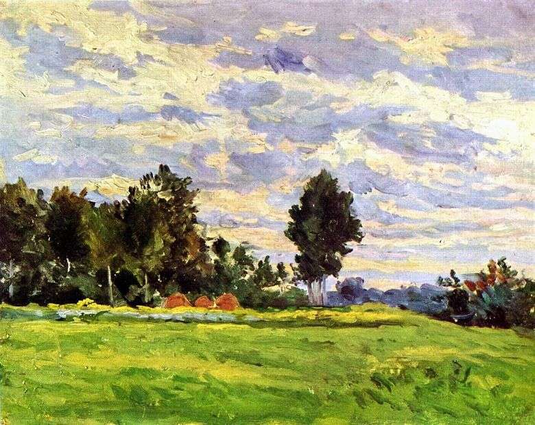 Krajobraz w leльle de France   Paul Cezanne