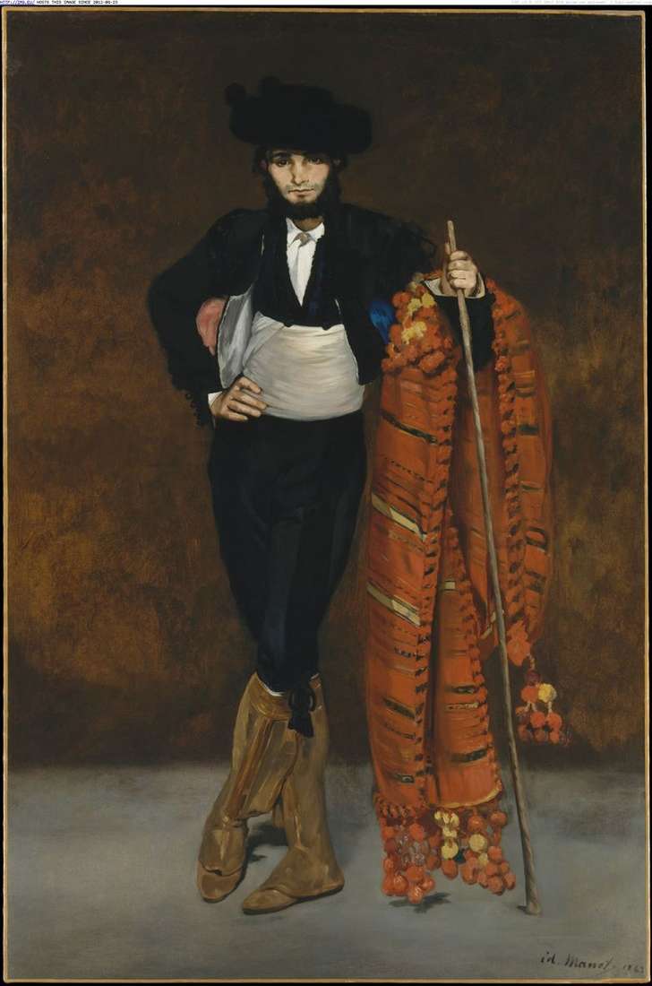 Młody mężczyzna w garniturze macho   Edouard Manet