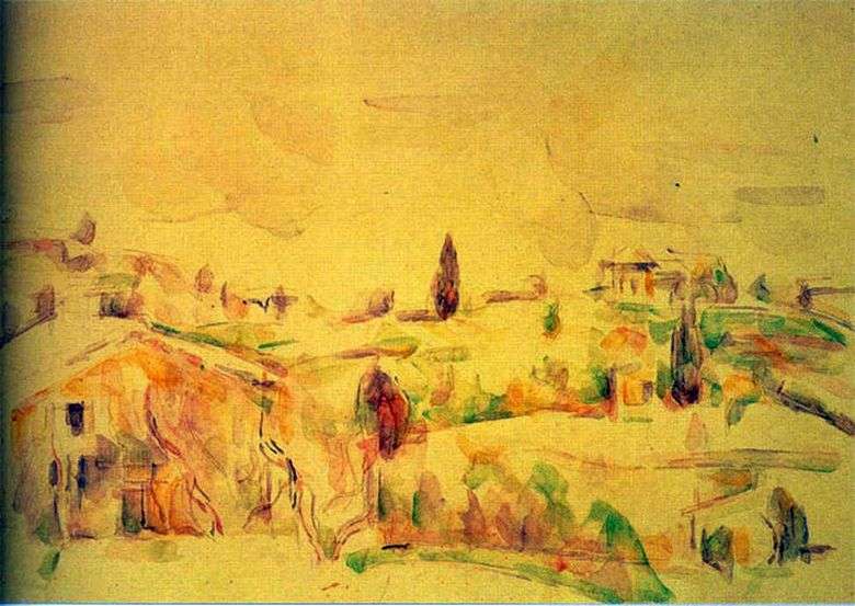 Krajobraz w Prowansji   Paul Cezanne