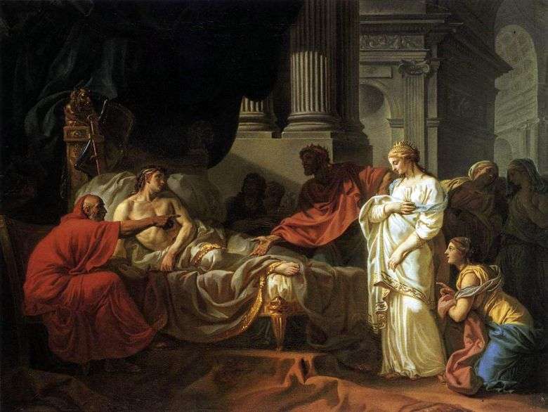 Antiochus i Stratonica   Jacques Louis David