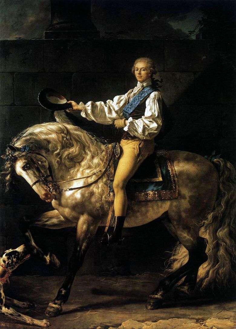 Portret hrabiego Potockiego   Jacques Louis David