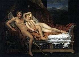 Kupidyn i Psyche   Jacques Louis David