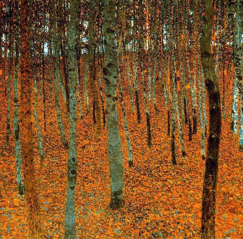 Brzozowy Las   Gustav Klimt