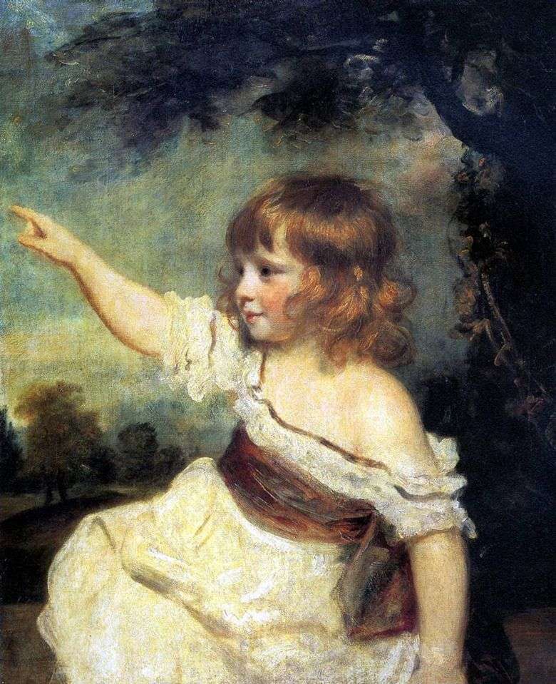 Portret Lady Jones jako dziecko   Joshua Reynolds