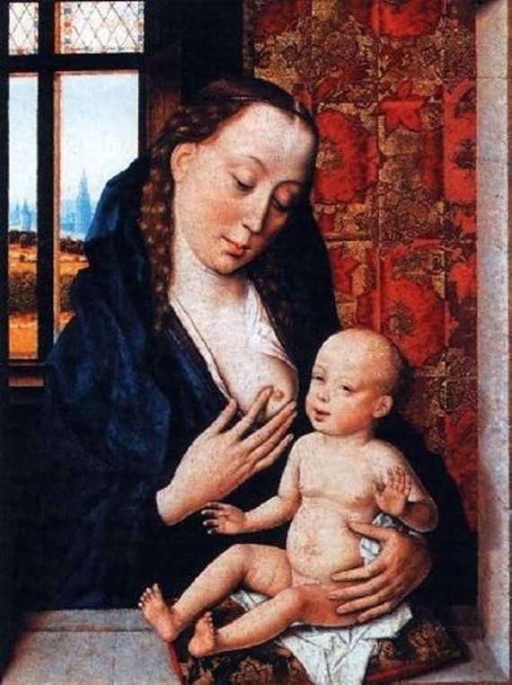 Madonna Feeding the Baby   Dirk Bouts