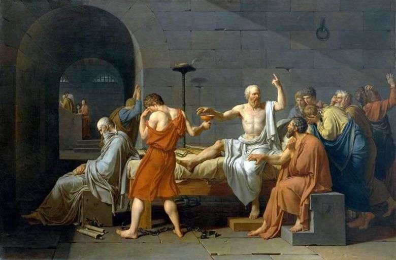 Śmierć Sokratesa   Jacques Louis David