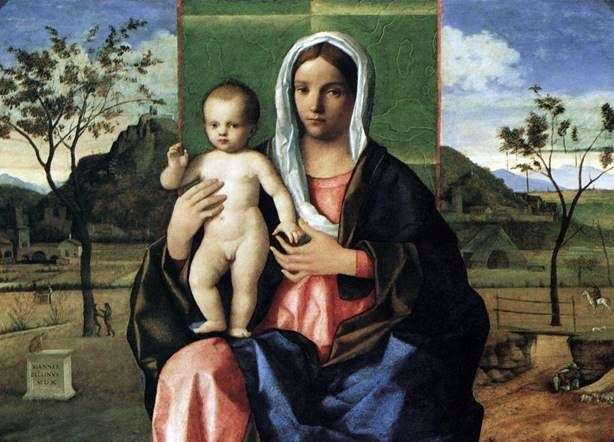 Madonna i dziecko z błogosławieństwem   Giovanni Bellini