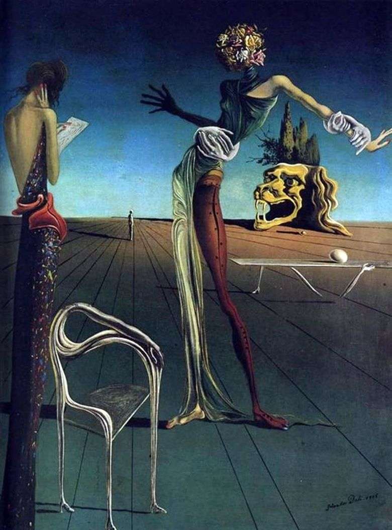 Kobieta z głową róż   Salvador Dali