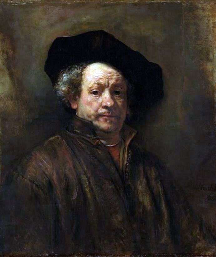 Autoportret w wieku 54 lat   Rembrandt Harmens Van Rhine