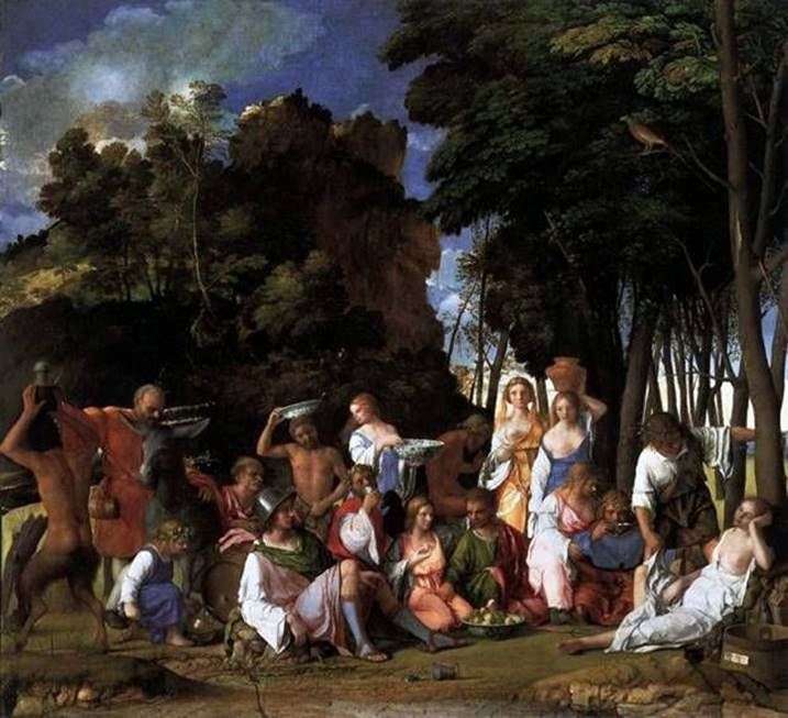 Święto Bogów   Giovanni Bellini