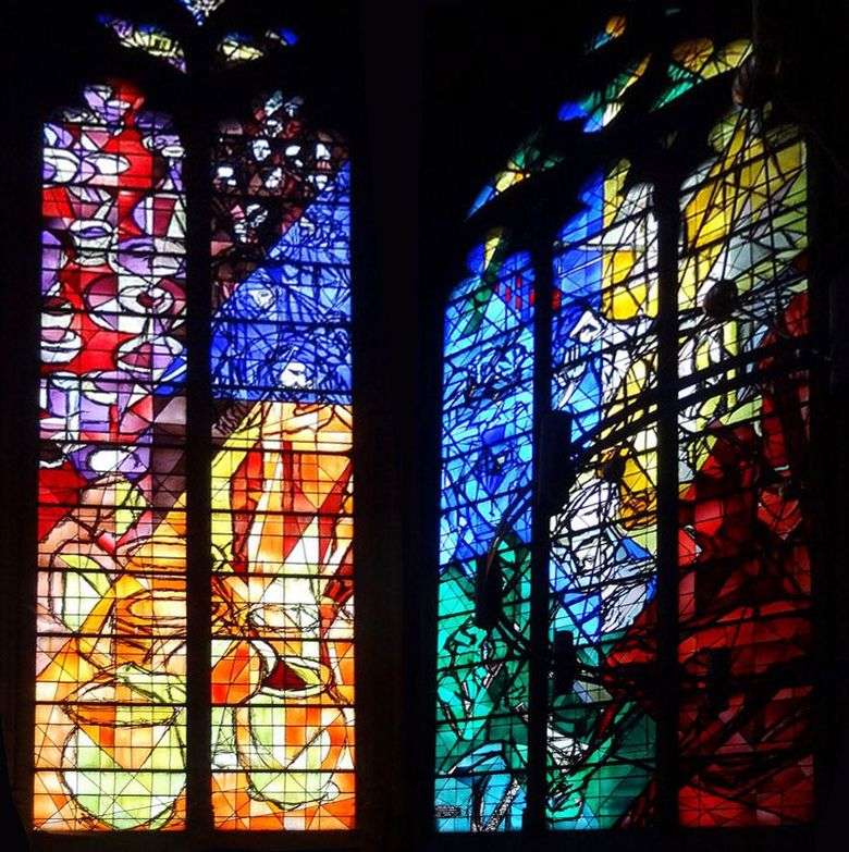 Witraż katedry św. Szczepana w Metz   Marc Chagall