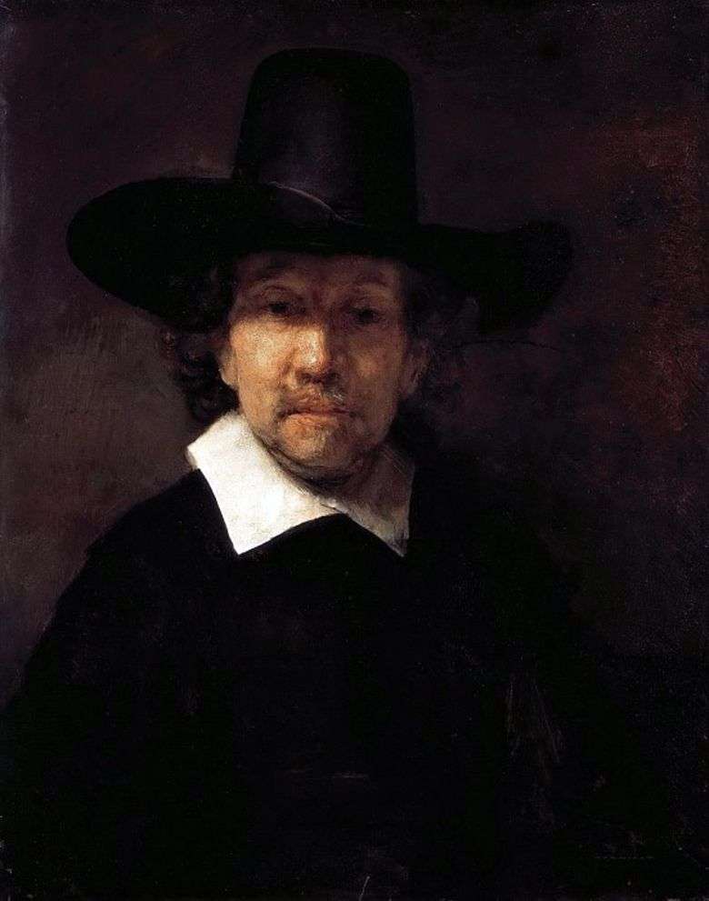 Portret Jeremiaha Dekkera   Rembrandt Harmens Van Rhine