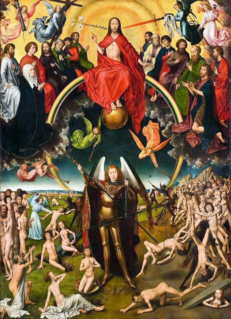 Sąd Ostateczny. Centralne drzwi tryptyku   Hans Memling