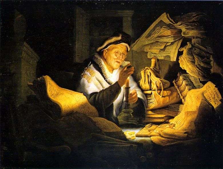 Przypowieść o bogaczu   Rembrandt Harmens Van Rhine