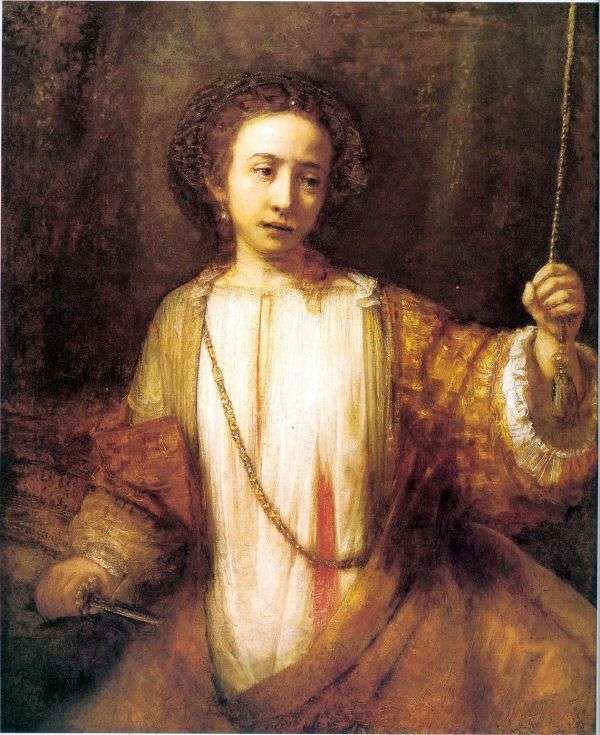 Lucretia Samobójstwo   Rembrandt Harmens Van Rhine