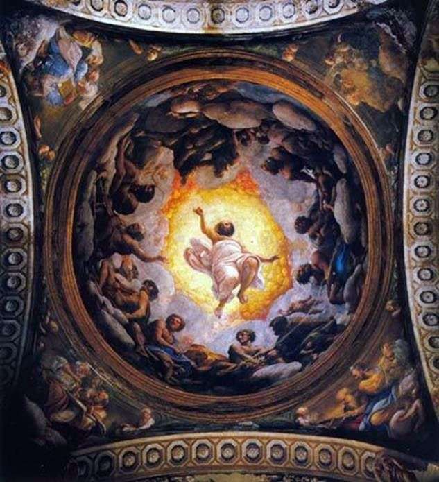Wizja Jana Boskiego na Patmos   Correggio (Antonio Allegri)