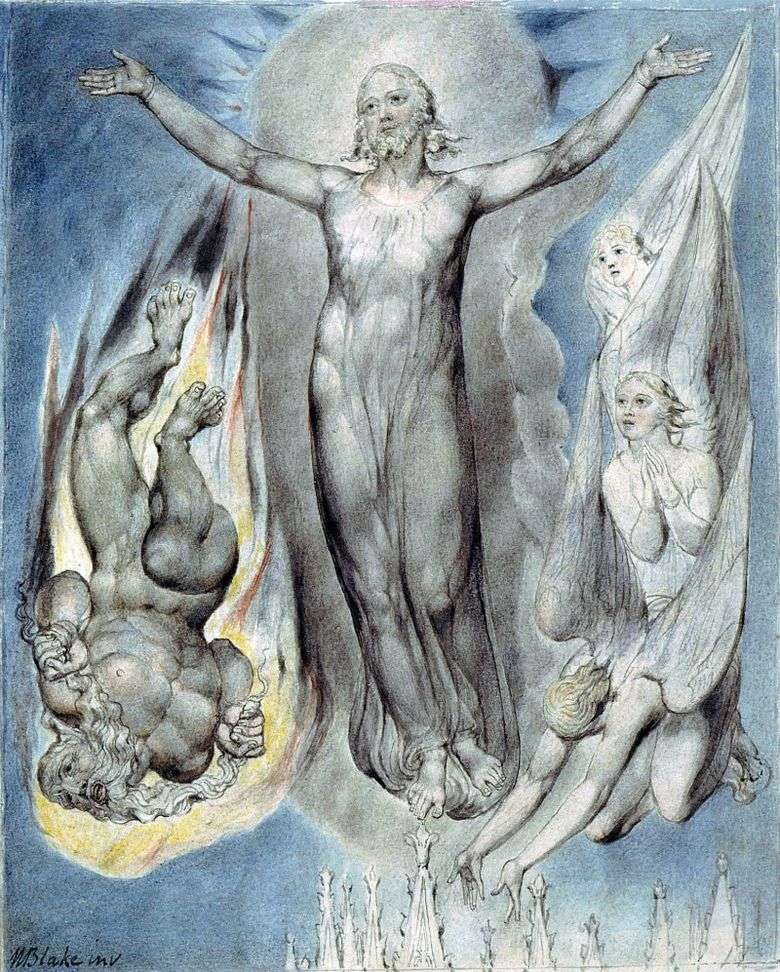 Wniebowstąpiony Chrystus   William Blake