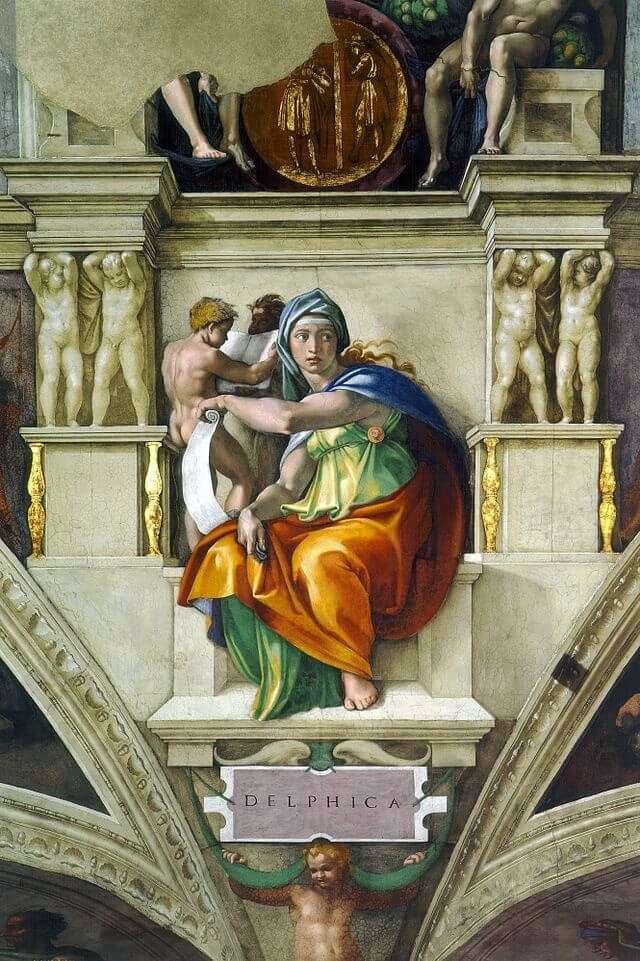 Delphic Sibyl   Michelangelo Buonarroti Buonarroti