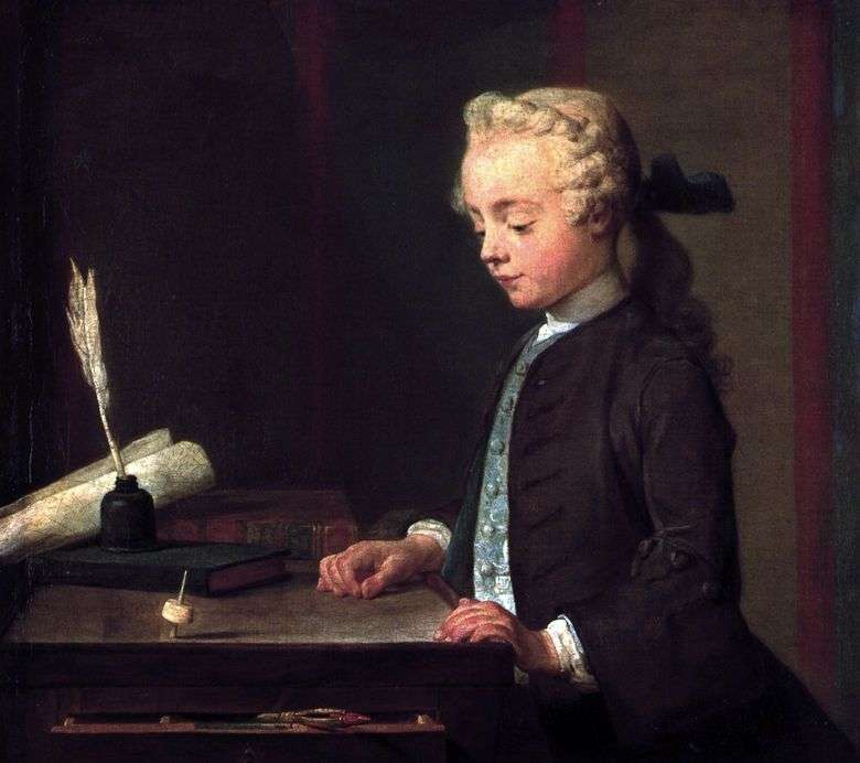 Chłopiec z Yule   Jean Baptiste Simeon Chardin