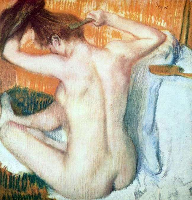 Kobieta w toalecie   Edgar Degas