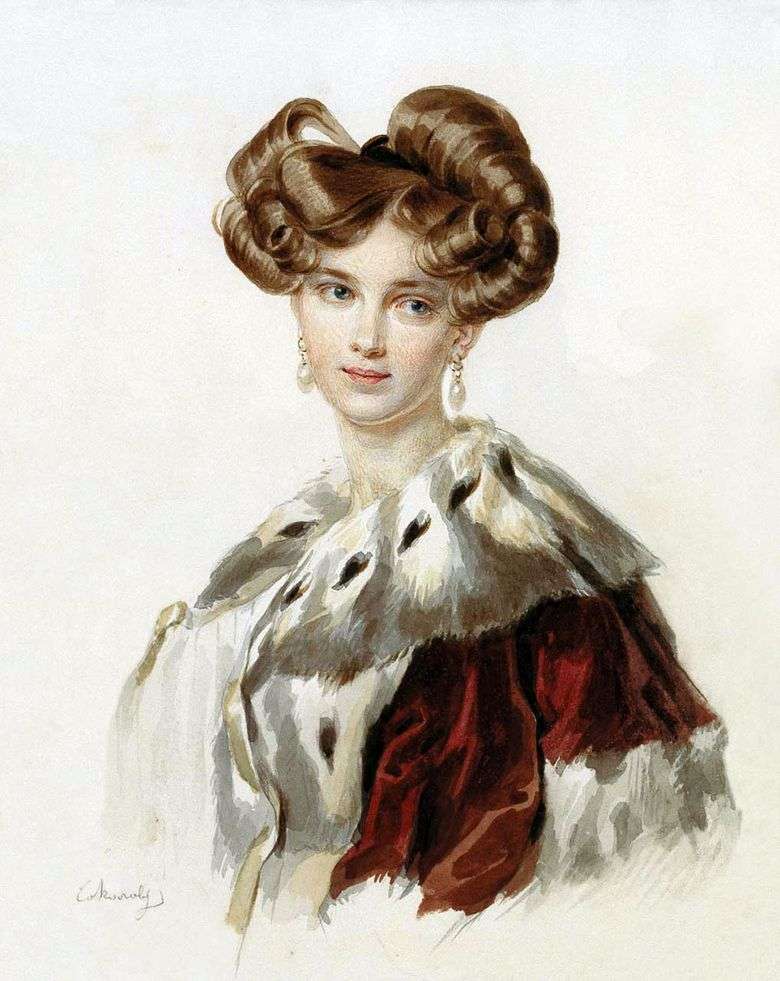 Portret Poletiki Idalia Grigorievna   Peter Sokolov