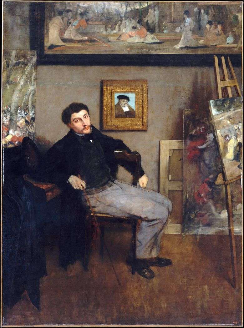 Portret Jamesa Tissota   Edgara Degas
