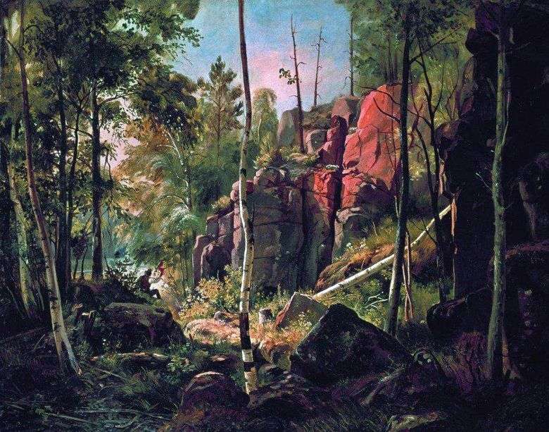 Widok na wyspę Valaam (obszar Kukko)   Ivan Shishkin