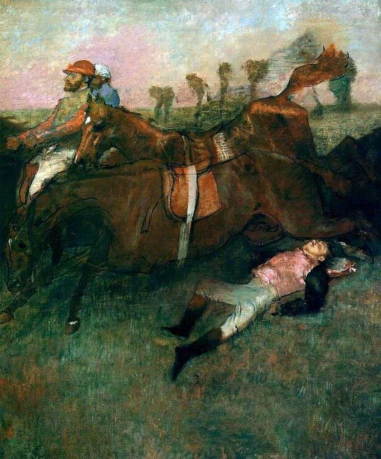 Fallen Jockey   Edgar Degas