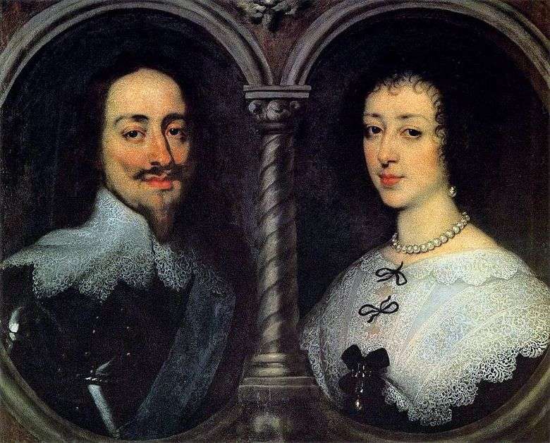 Portret Karola I i Henrietty Marii   Anthony Van Dyck