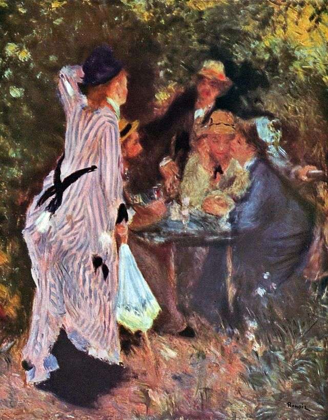 W ogrodzie (pod drzewami w Moulins de la Galette)   Pierre Auguste Renoir