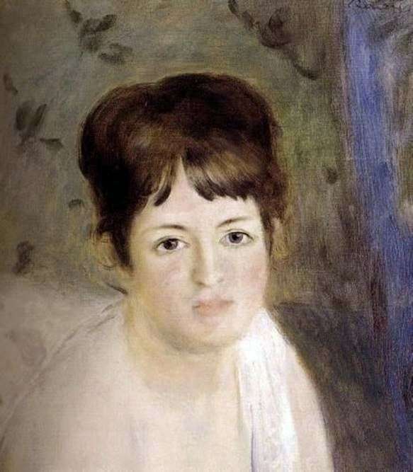 Głowa kobiety   Pierre Auguste Renoir