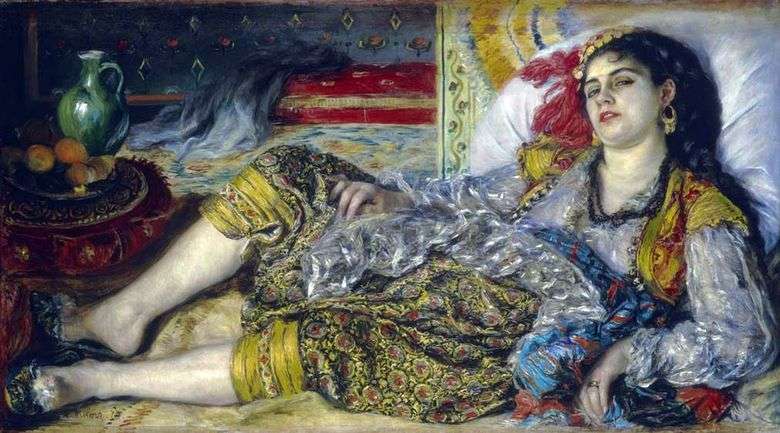 Odalisque (kobieta algierska)   Pierre Auguste Renoir