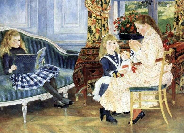 Noon Children in Vargemont   Pierre Auguste Renoir