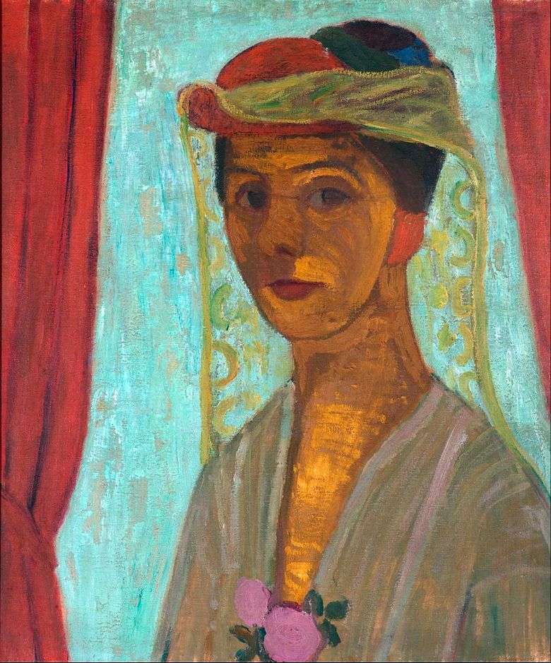 Autoportret w kapeluszu z welonem   Paula Modersohn Becker