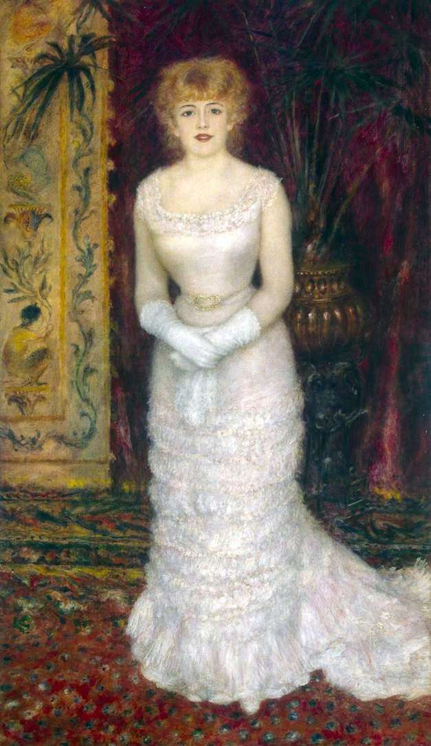 Portret Joanny Samary w pełnym rozwoju   Pierre Auguste Renoir