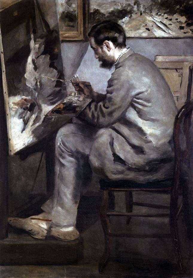 Portret Fryderyka Bazylego w Sztaludze   Pierre Auguste Renoir