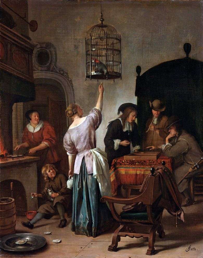 Parrot Cage   Jan Steen