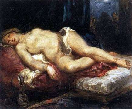 Odalisque   Eugene Delacroix